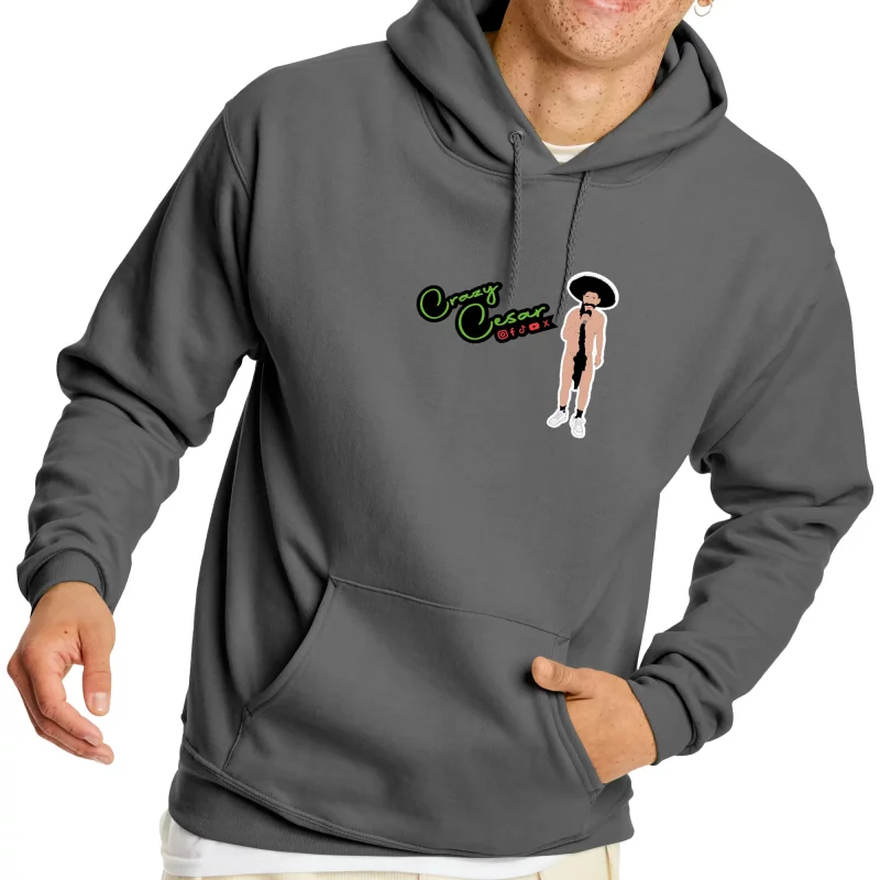 Crazy Cesar Chest Hoodie – Casual Graphic Pullover