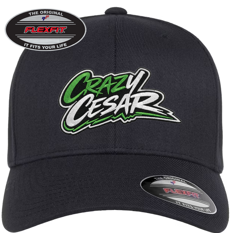 Crazy Cesar Hat – Black Flexfit Cap