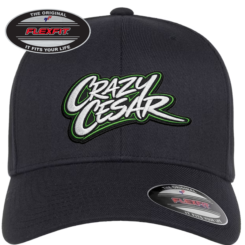 Crazy Cesar Wool Blend Cap – Flexfit Fitted Hat