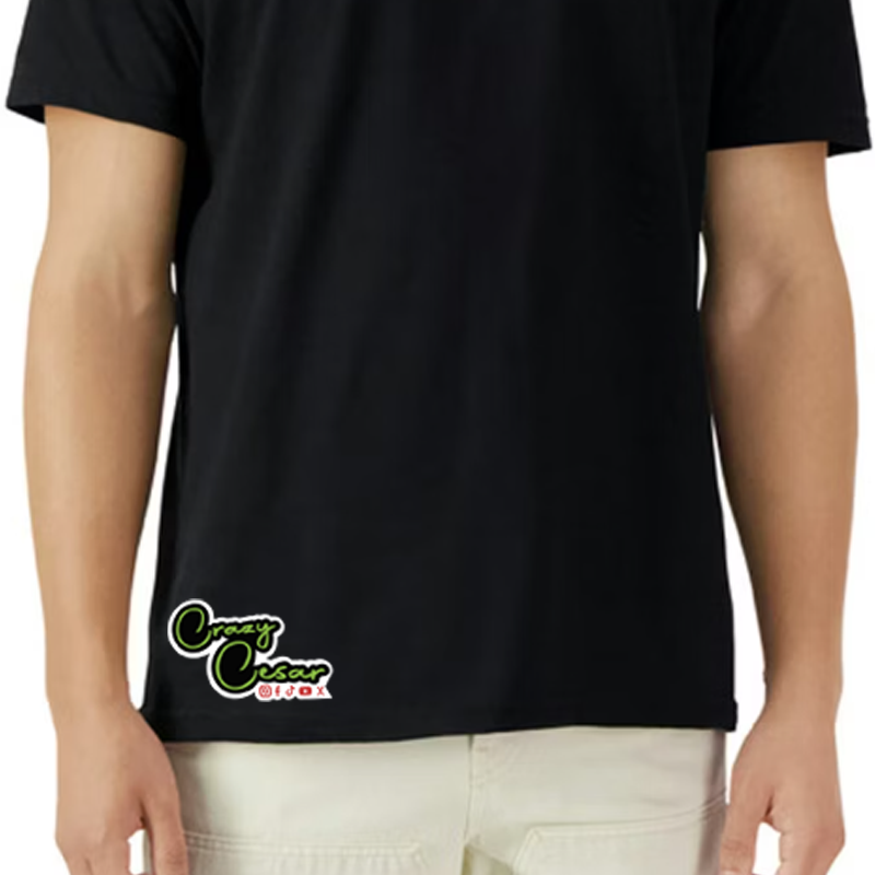 Crazy Cesar Bottom Side Logo T-Shirt - Image 2