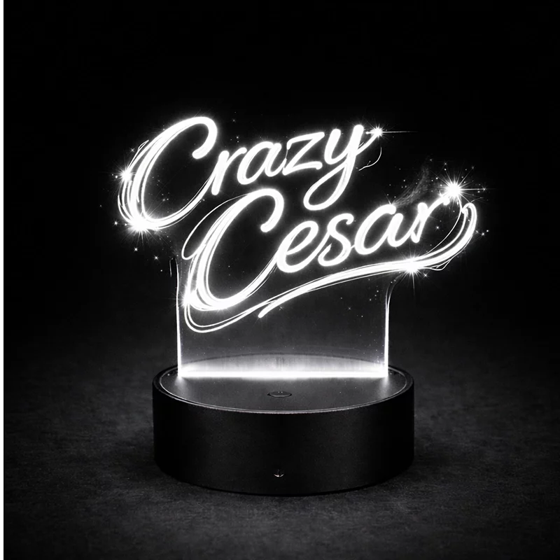 Crazy Cesar Classic Acrylic LED Night Ligh