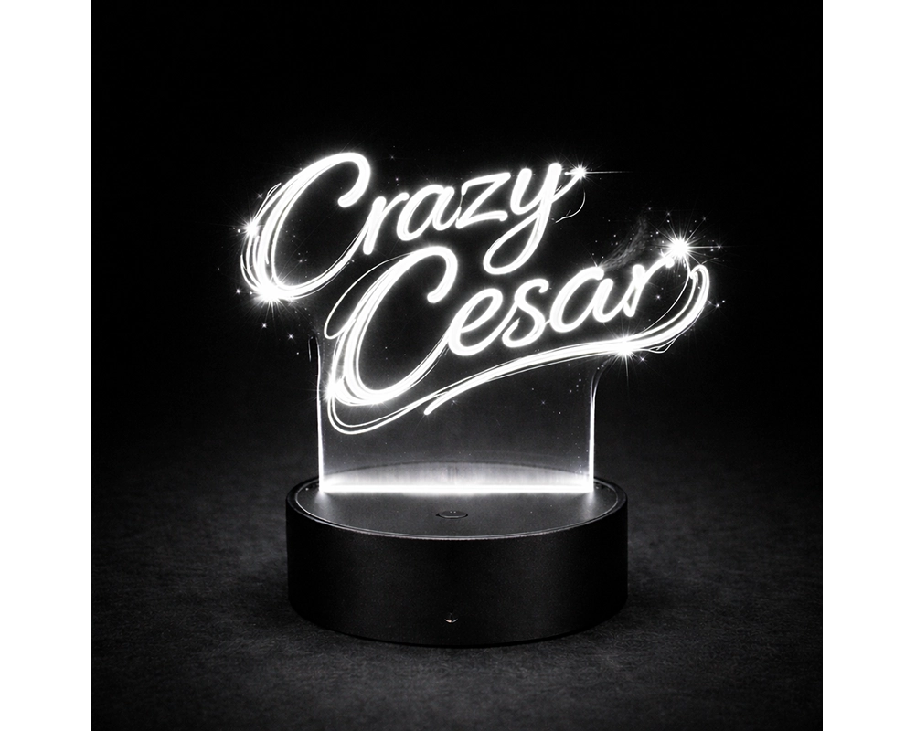 Crazy Cesar Classic Acrylic LED Night Ligh