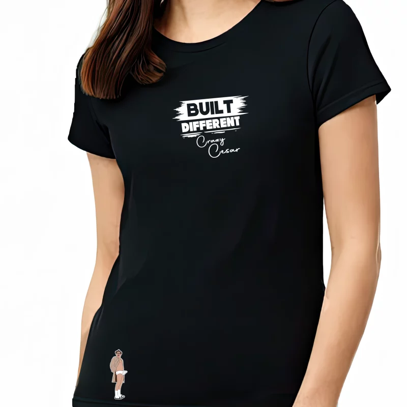 Crazy Cesar Built Different Mini Dual Women’s Tee