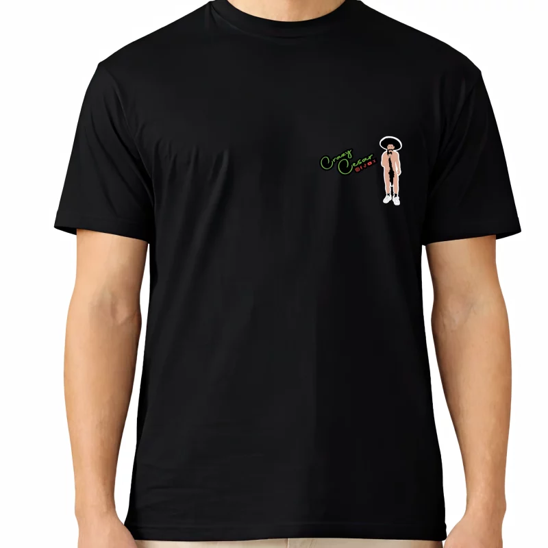 Crazy Cesar Mini Logo T-Shirt – Black Classic Tee
