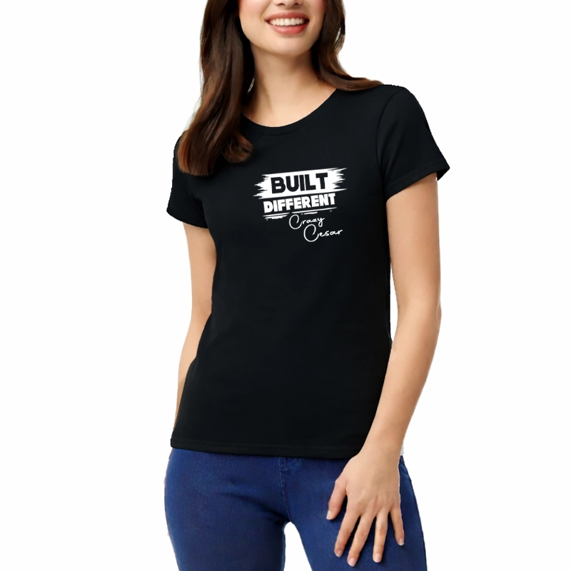 Crazy Cesar Built Different Mini Women’s Tee