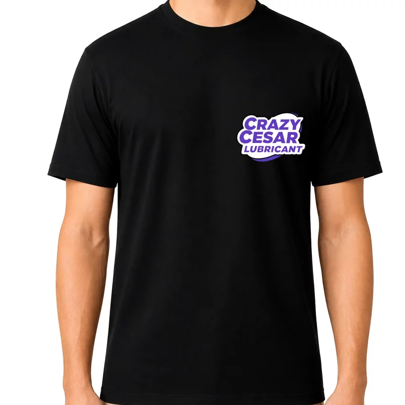 Crazy Cesar Lubricant T-Shirt – Black Edition