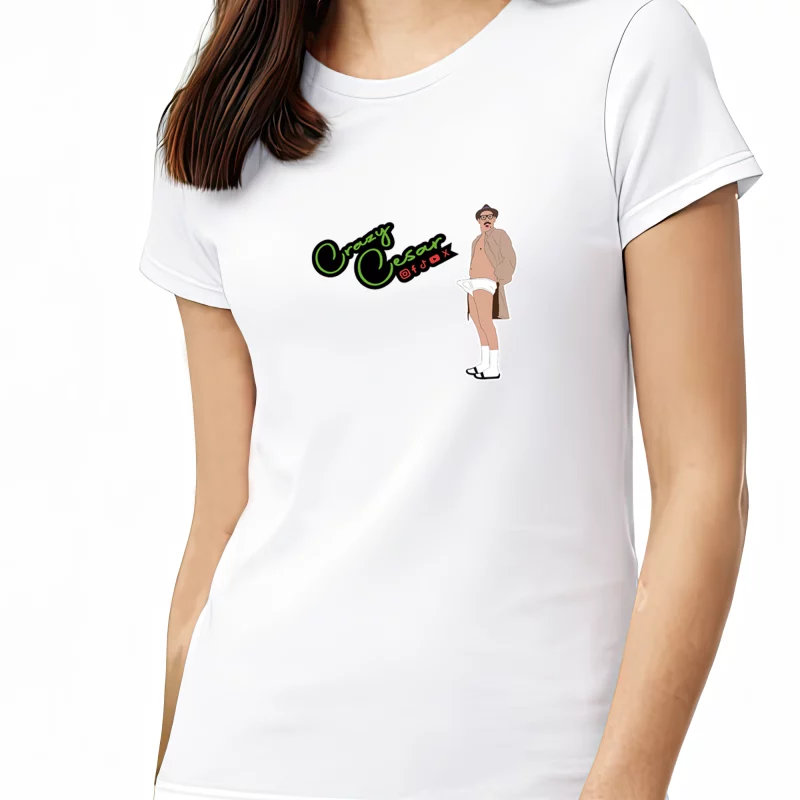 Crazy Cesar Logo Graphic Women’s T-Shirt