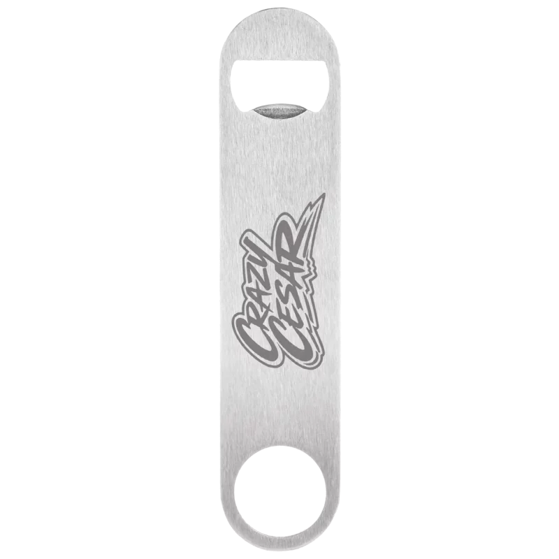 Laser Engraved Bottle Opener – Crazy Cesar Signature Style