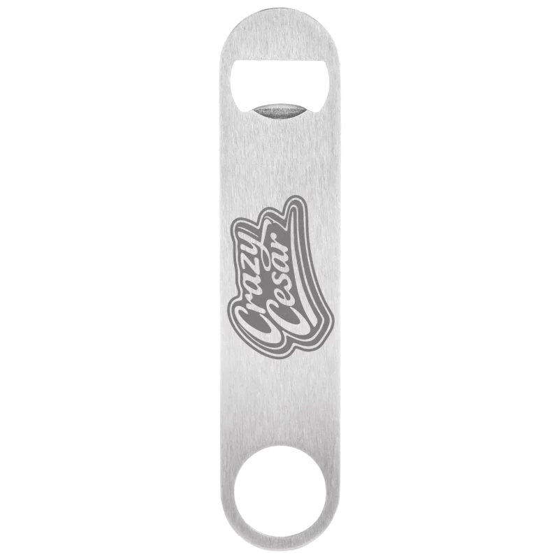 Laser Engraved Bottle Opener – Crazy Cesar Bold Logo Edition