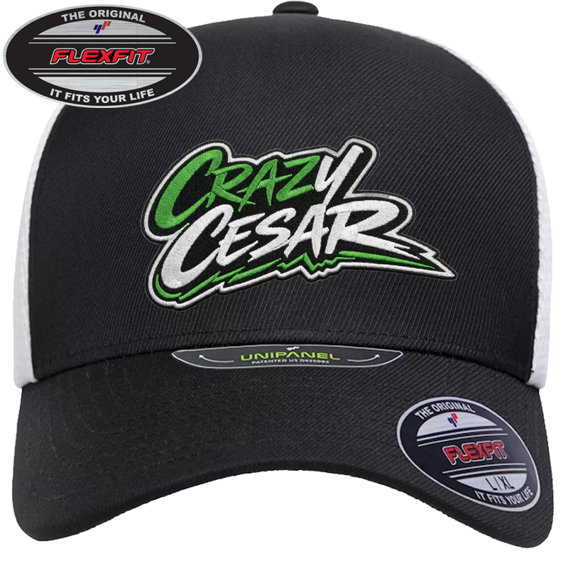 Crazy Cesar Embroidered Flexfit Hat