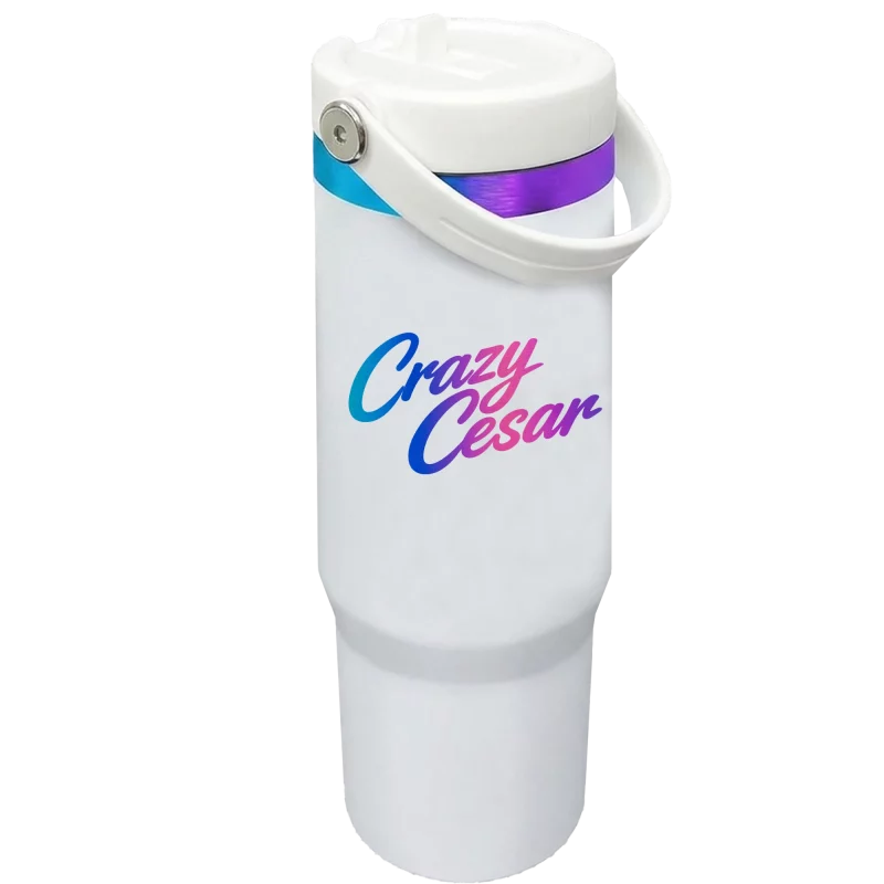 Crazy Cesar Rainbow Tumbler – Stainless Steel Travel Cup
