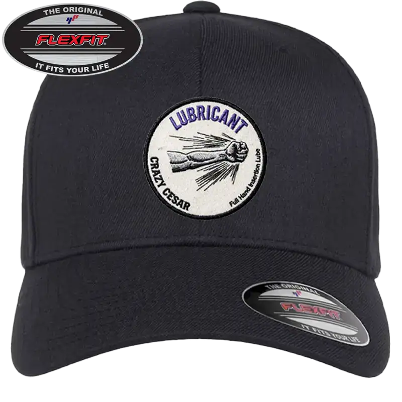 Crazy Cesar Black Flexfit Cap