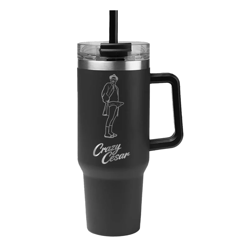 Crazy Cesar 40oz Engraved Tumbler