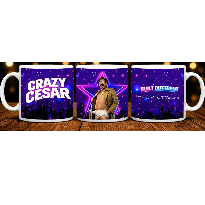 Crazy Classic Mug White