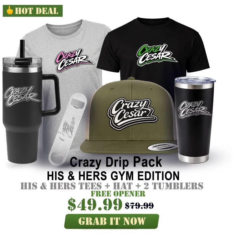 Crazy Drip Pack – His & Hers Gym Edition