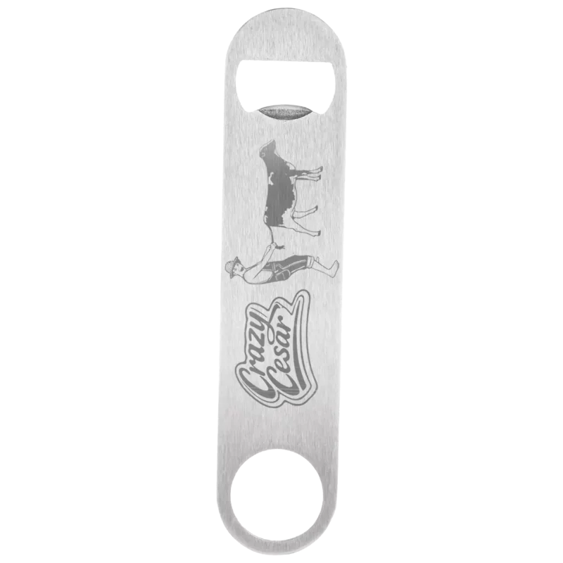 Laser Engraved Bottle Opener –AMERICAN Bold Script Style