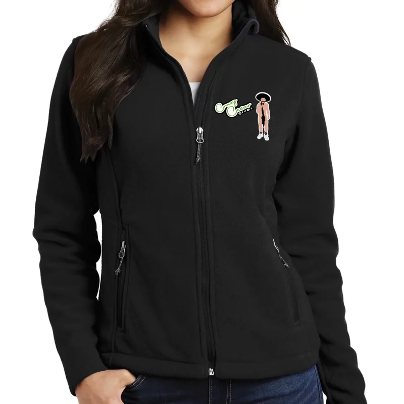 Crazy Cesar Character Zip Jacket – Black