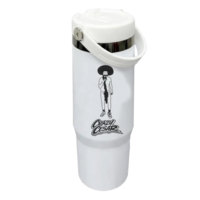 Crazy Cesar Electric blackTumbler 40oz