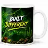 Built Different Mug - The Voice Built Different mug with lightning and desert cactus design.