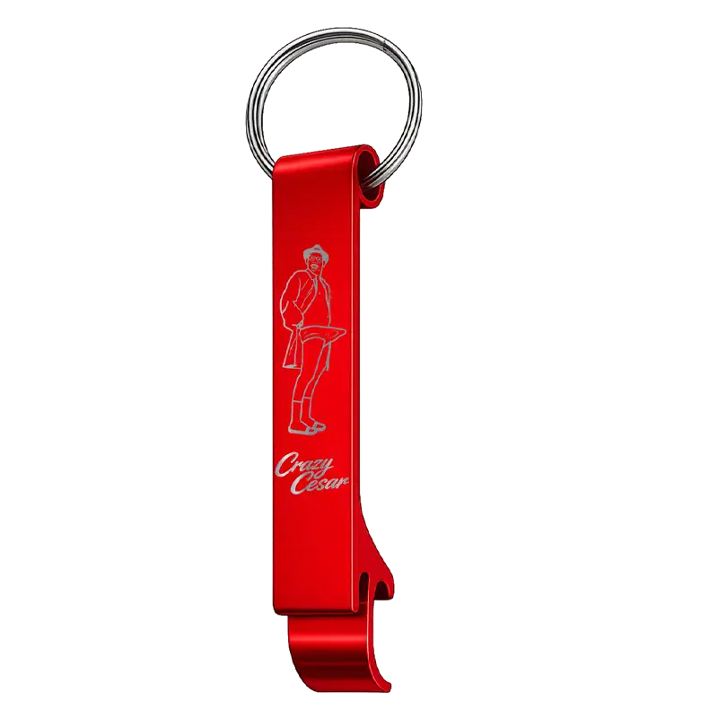 Crazy Cesar Engraved Keychain (Color May Vary)