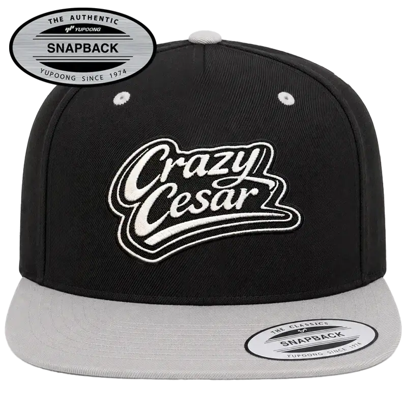 Crazy Cesar Retro Trucker Hat – Curved Bill Snapback Cap