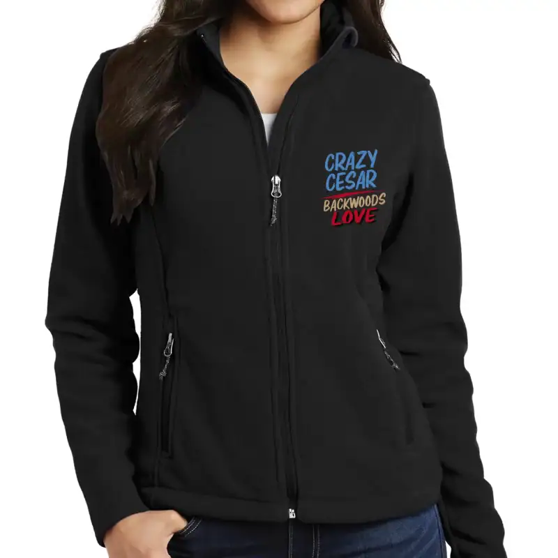 Crazy Cesar Character Zip-Up Hoodie